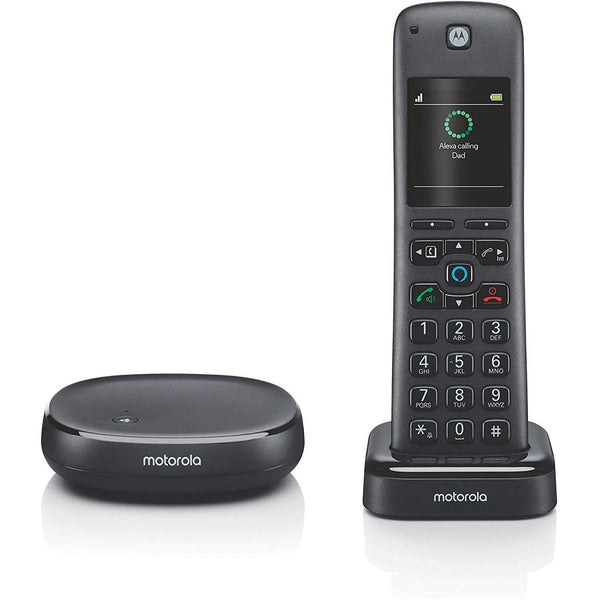 Motorola AXH01 DECT 6.0 Smart Cordless Phone and Answering Machine