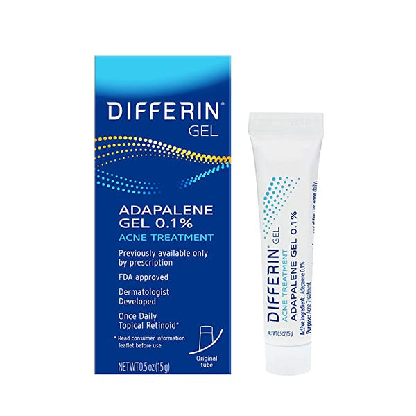Acne Treatment Differin Gel, Acne Spot Treatment for Face with Adapalene