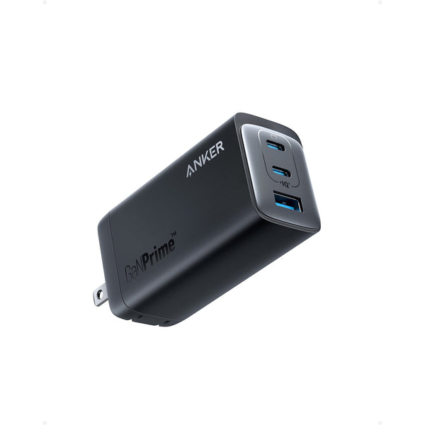 Anker 737 Charger (GaNPrime 120W), PPS 3-Port Fast Compact Foldable Wall Charger