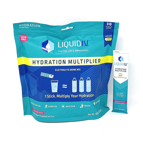 Liquid I.V. Hydration Multiplier, 30 Individual Serving Stick Packs in Resealable Pouch