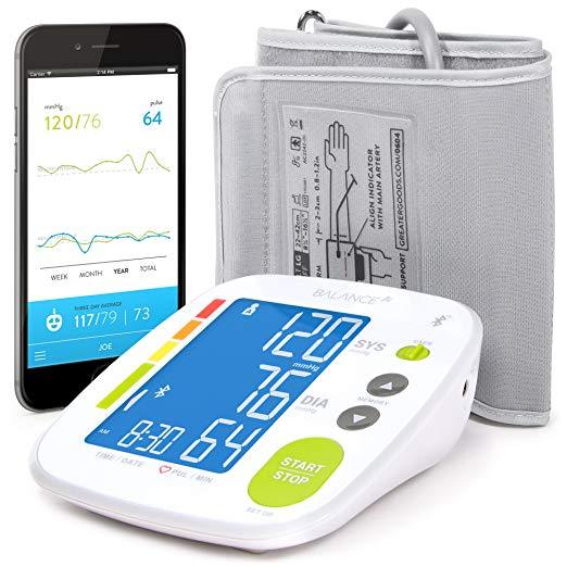 Bluetooth Blood Pressure Monitor Cuff by Greater Goods