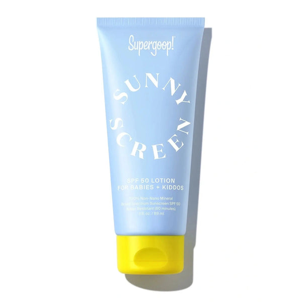 Supergoop! Sunnyscreen 100% Mineral Lotion SPF 50 for Babies + Kiddos (3.0 oz / 89 mL)